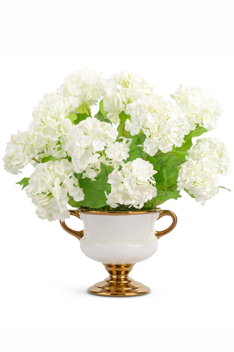 Lyra RealTouch Snowball Hydrangea Arrangement