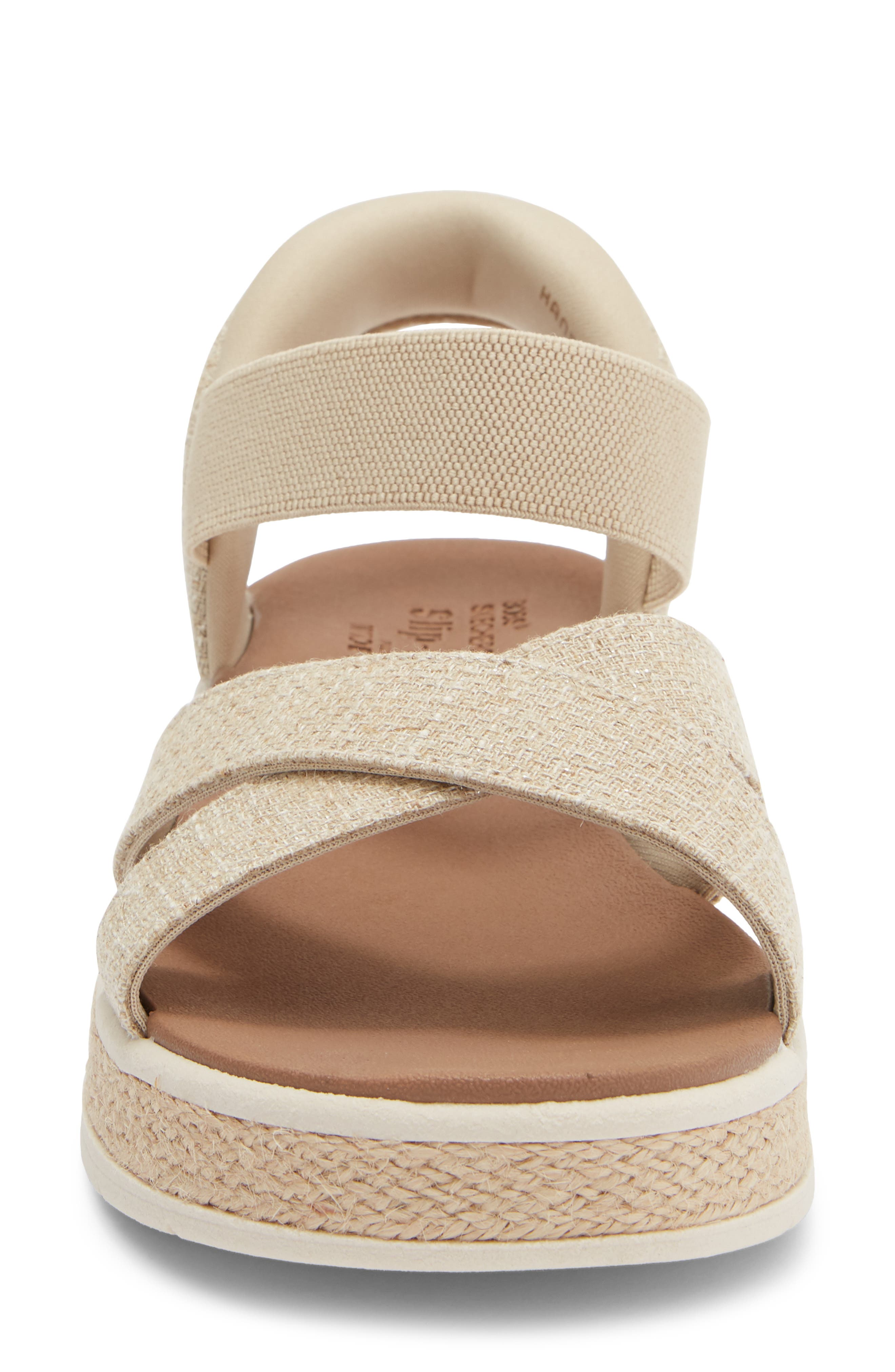 Slip-ins® BOBS® Slip-On Sandal, Alternate, color, NATURAL