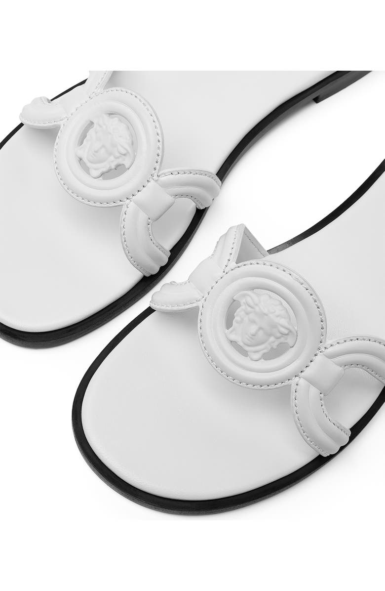 Versace Medusa '95 Slide Sandal, Alternate, color, Porcelain White