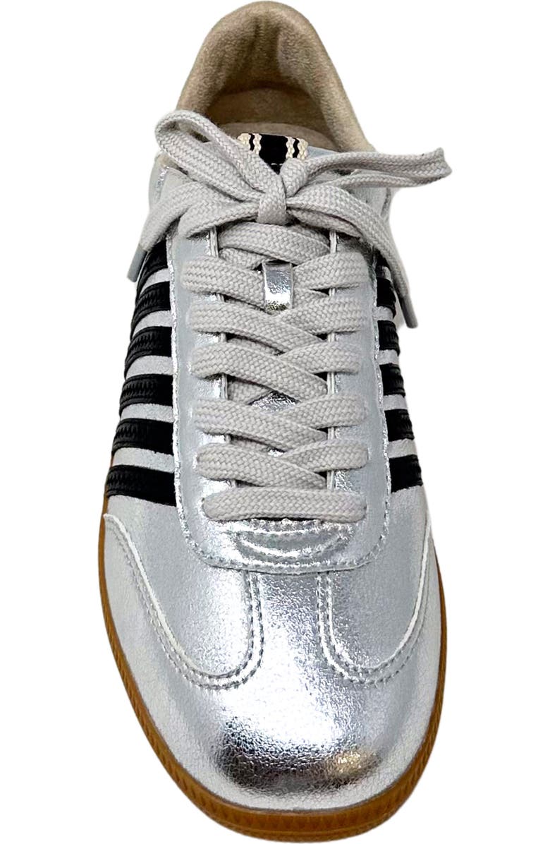 SHUSHOP Stevie Sneaker, Alternate, color, Silver