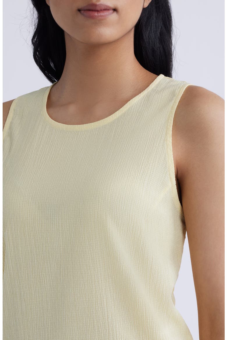 Crinkle A-Line Tank, Alternate, color, YELLOW