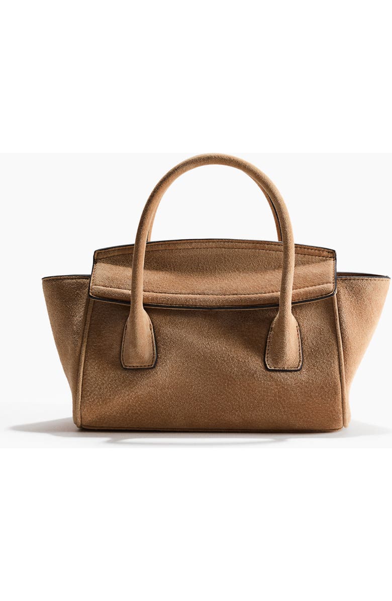H&M Suede Crossbody Bag, Main, color, Beige