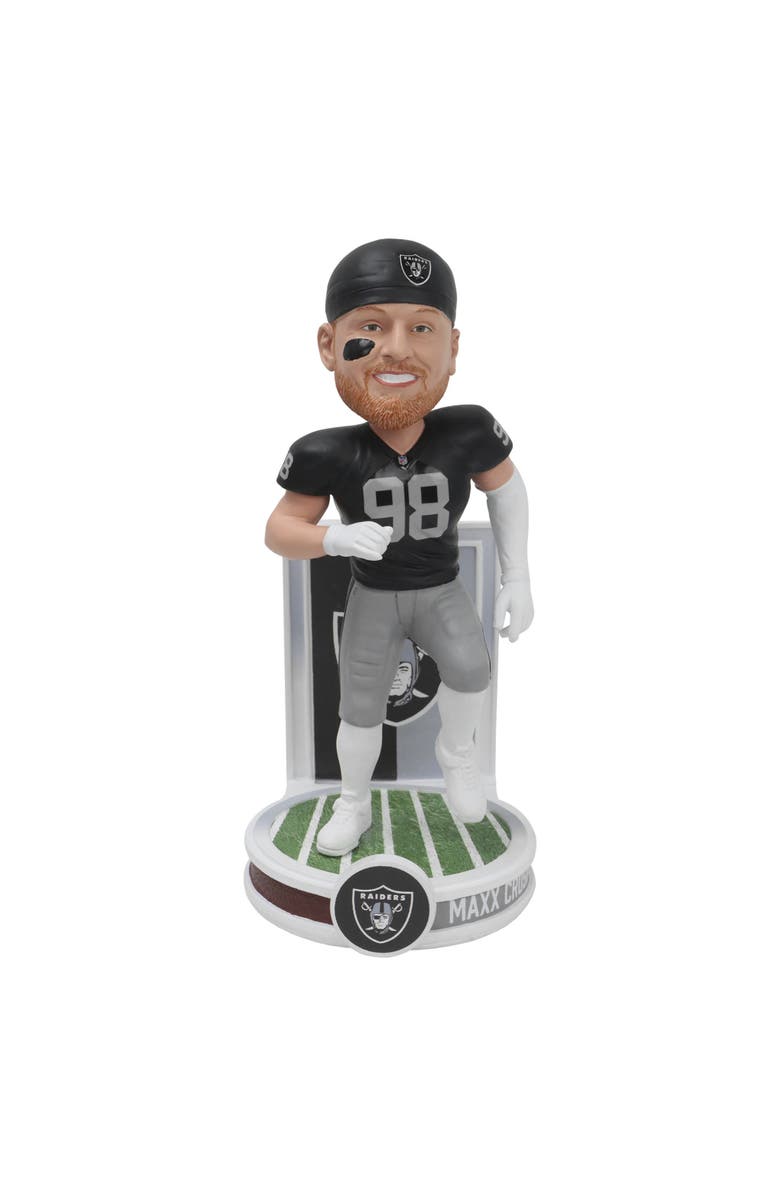 FOCO Maxx Crosby (Las Vegas Raiders) Banner Series NFL Bobblehead, Main, color, Multi-Color