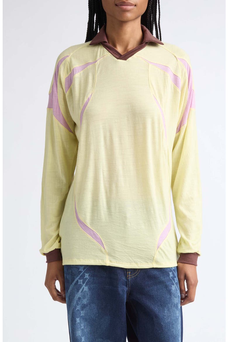 Sport Wool Polo, Main, color, PASTEL YELLOW