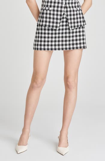 スカート VOLUME MINI SKIRT MICADO GINGHAM PLAID VOLUME MINI SKIRT MICADO GINGHAM PLAID（スカート）｜Mardi