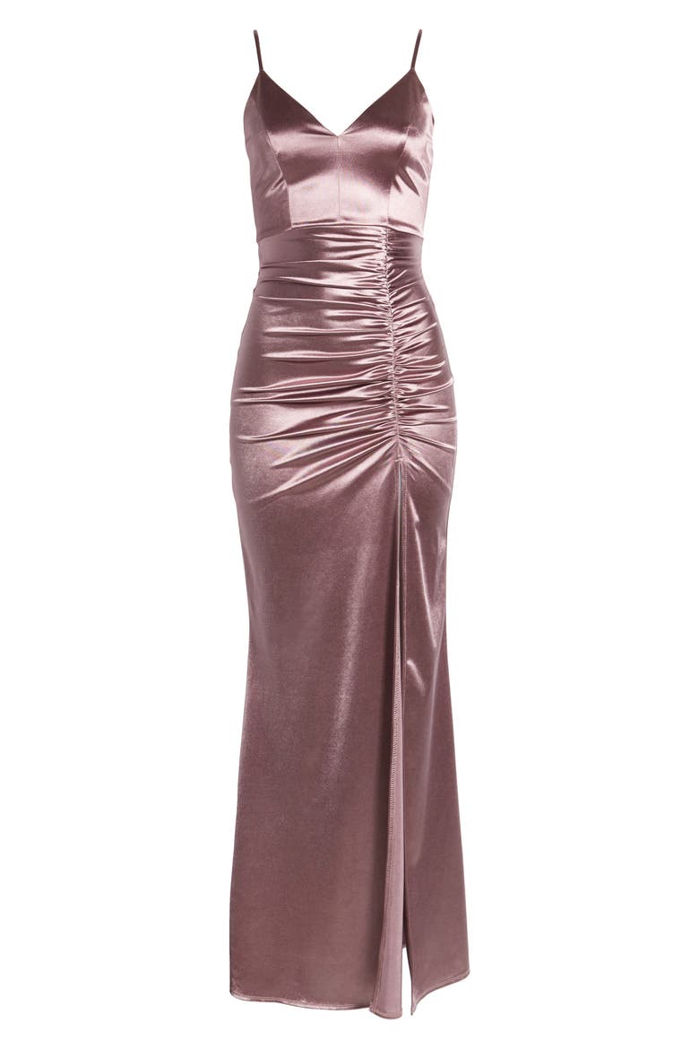 Ruched Dress, Alternate, color, LAVENDER