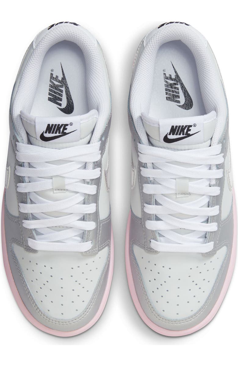 Nike Dunk Low LX Sneaker, Alternate, color, 006 Ptndst/M Silv