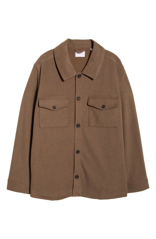 7 Diamonds Craftsman Twill Shacket in Khaki 