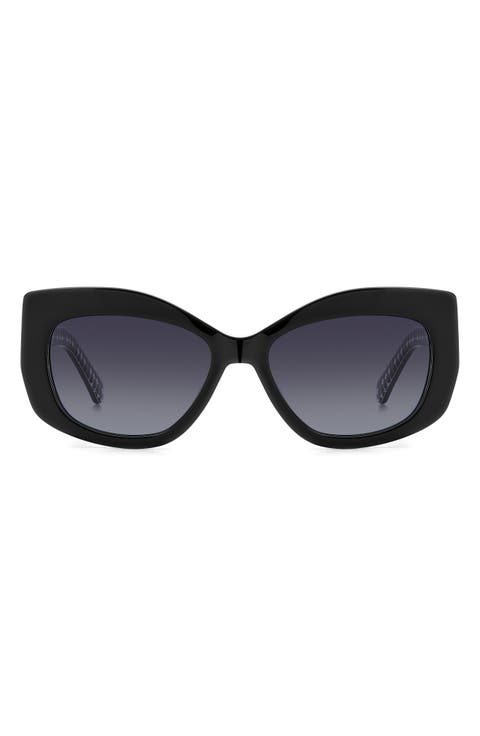 Frida 54mm Gradient Square Sunglasses