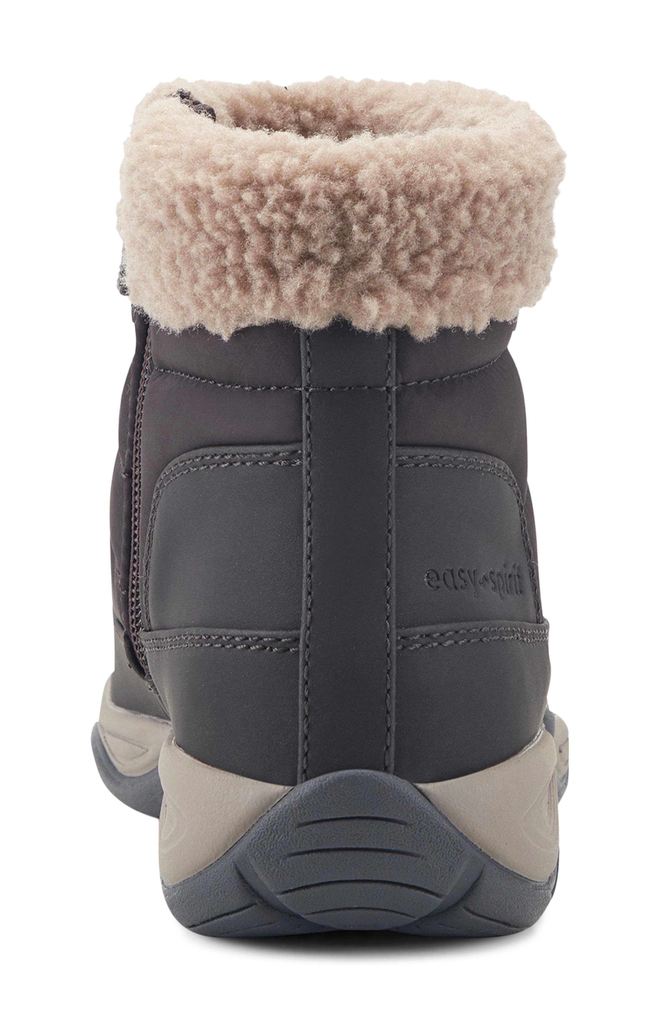 Eagan Boot with Faux Fur Trim, Alternate, color, DARK BROWN