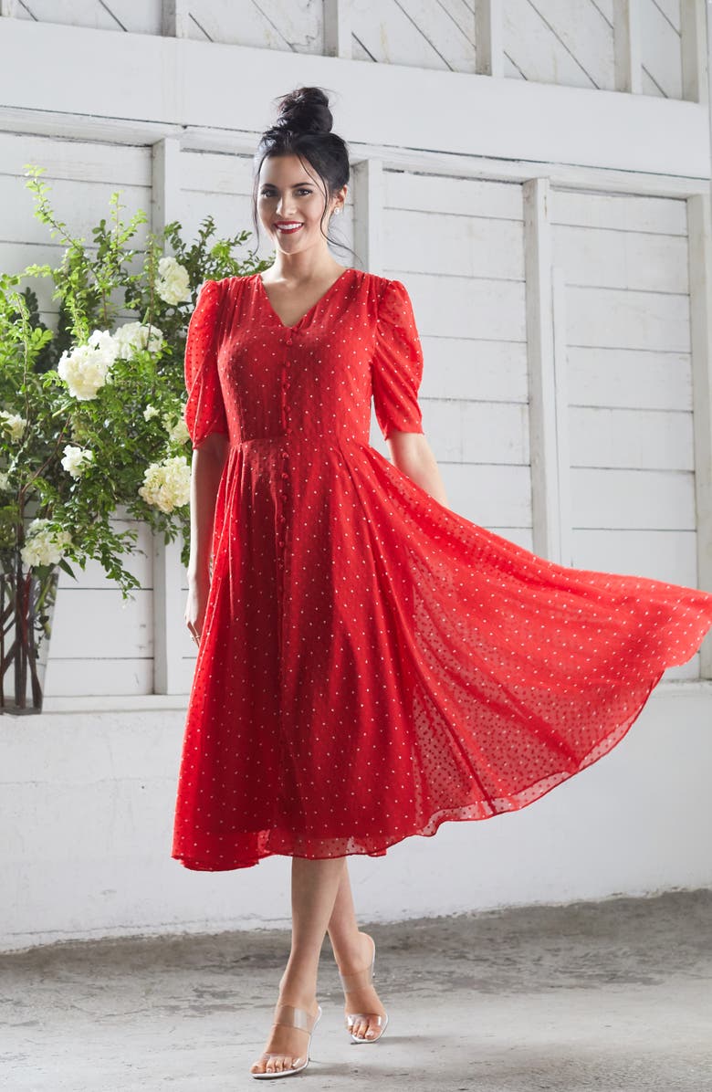 Rachel Parcell Pavé Crystal & Imitation Pearl Stud Earrings, Alternate, color, 