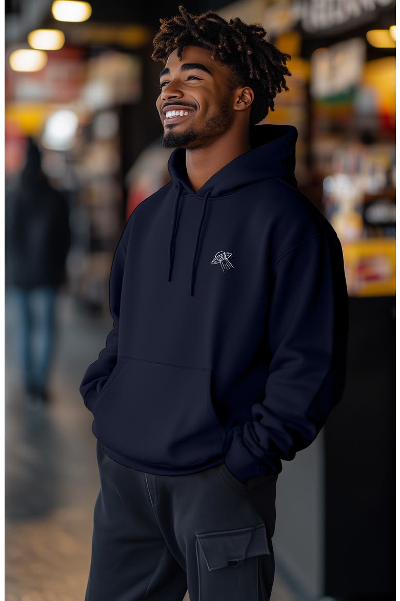 UFO Hoodie, Alternate, color, Navy Blue