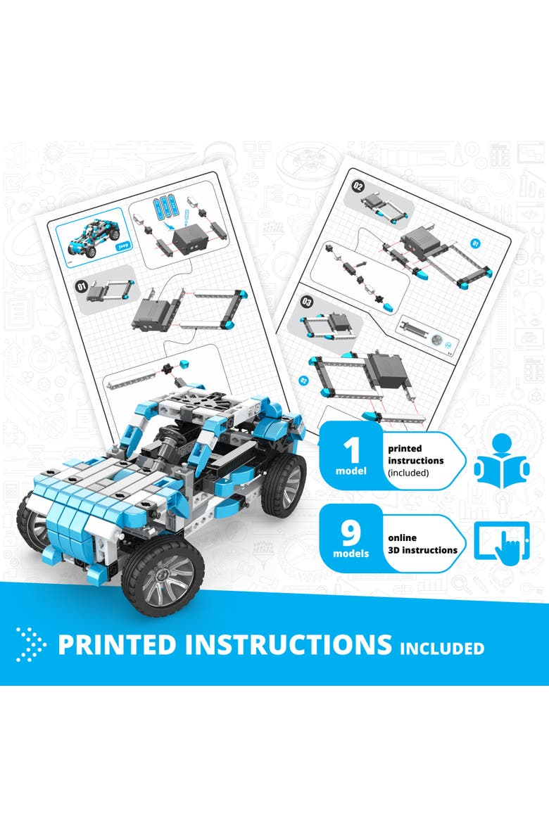 Inventor Motorized Series, Alternate, color, Multicolored