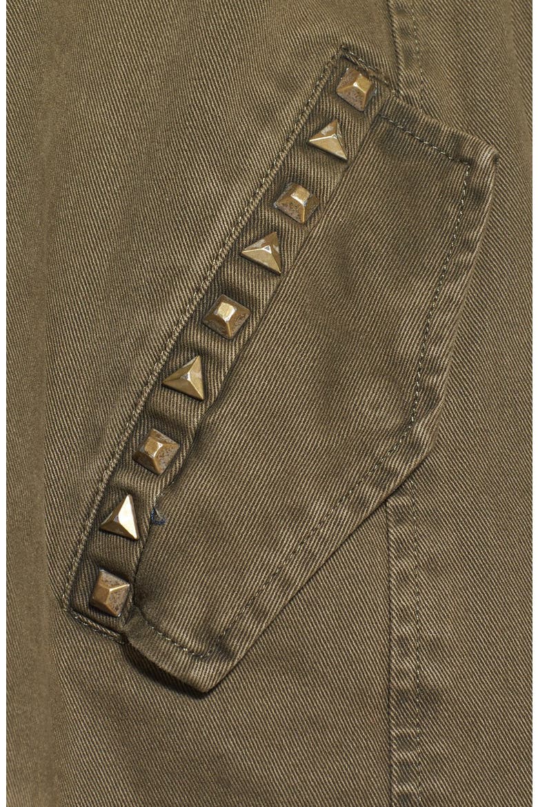 Studded Army Anorak, Alternate, color, OLIVE