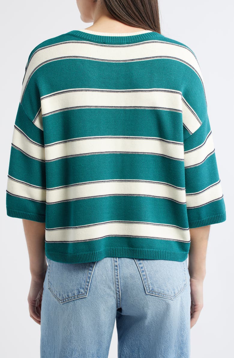 Wit
Wisdom Boxy Stripe Sweater, Alternate, color,