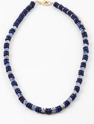 Erin McDermott Jewelry Indigo Blues Beaded Necklace