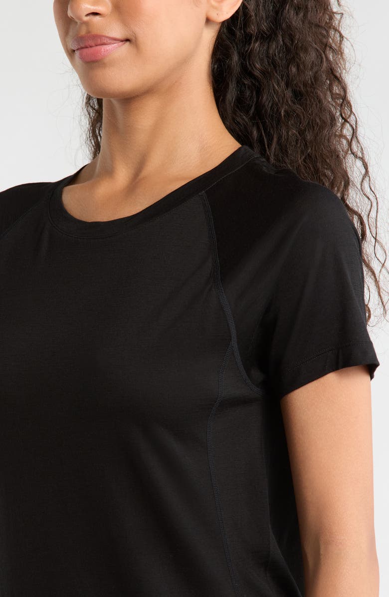 Smartwool Active Ultralite Crewneck T-Shirt, Alternate, color, Black