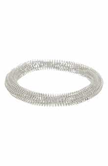 Textured Twist Bangle Bracelet