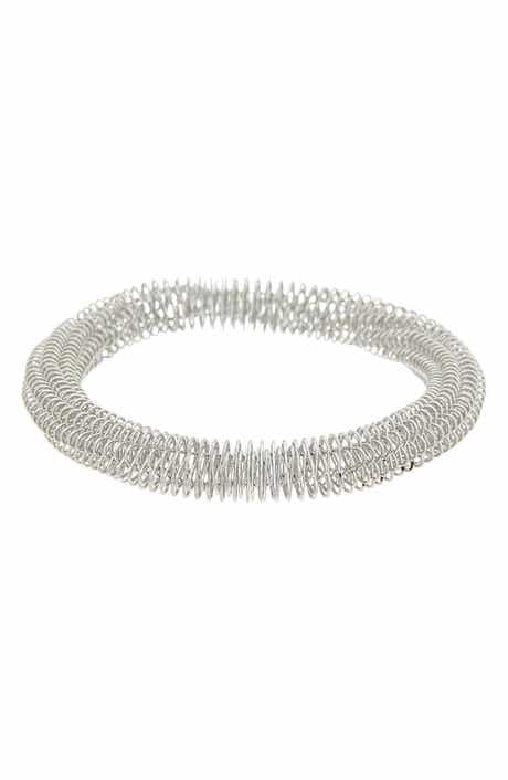 Juvell Textured Twist Bangle Bracelet