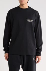 Fear of God Essentials Classic Fit Long Sleeve Logo Graphic T-Shirt