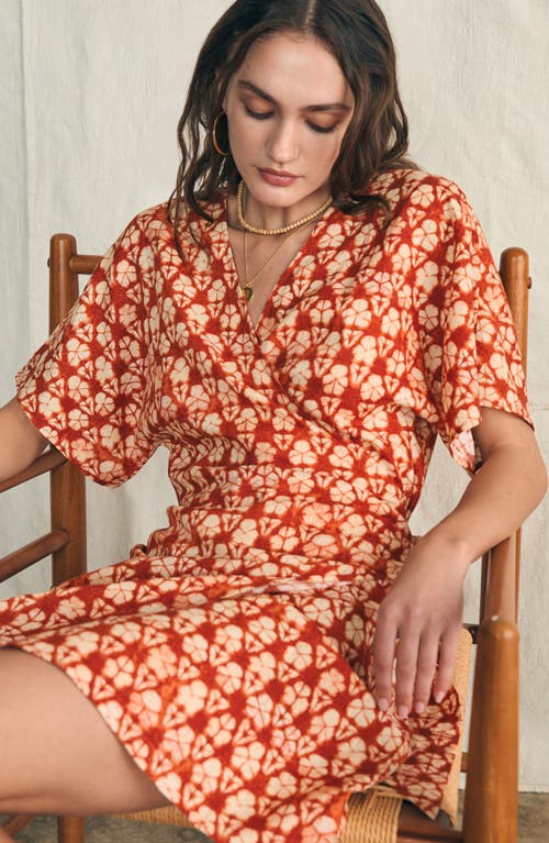 Faherty Willow Wrap Dress