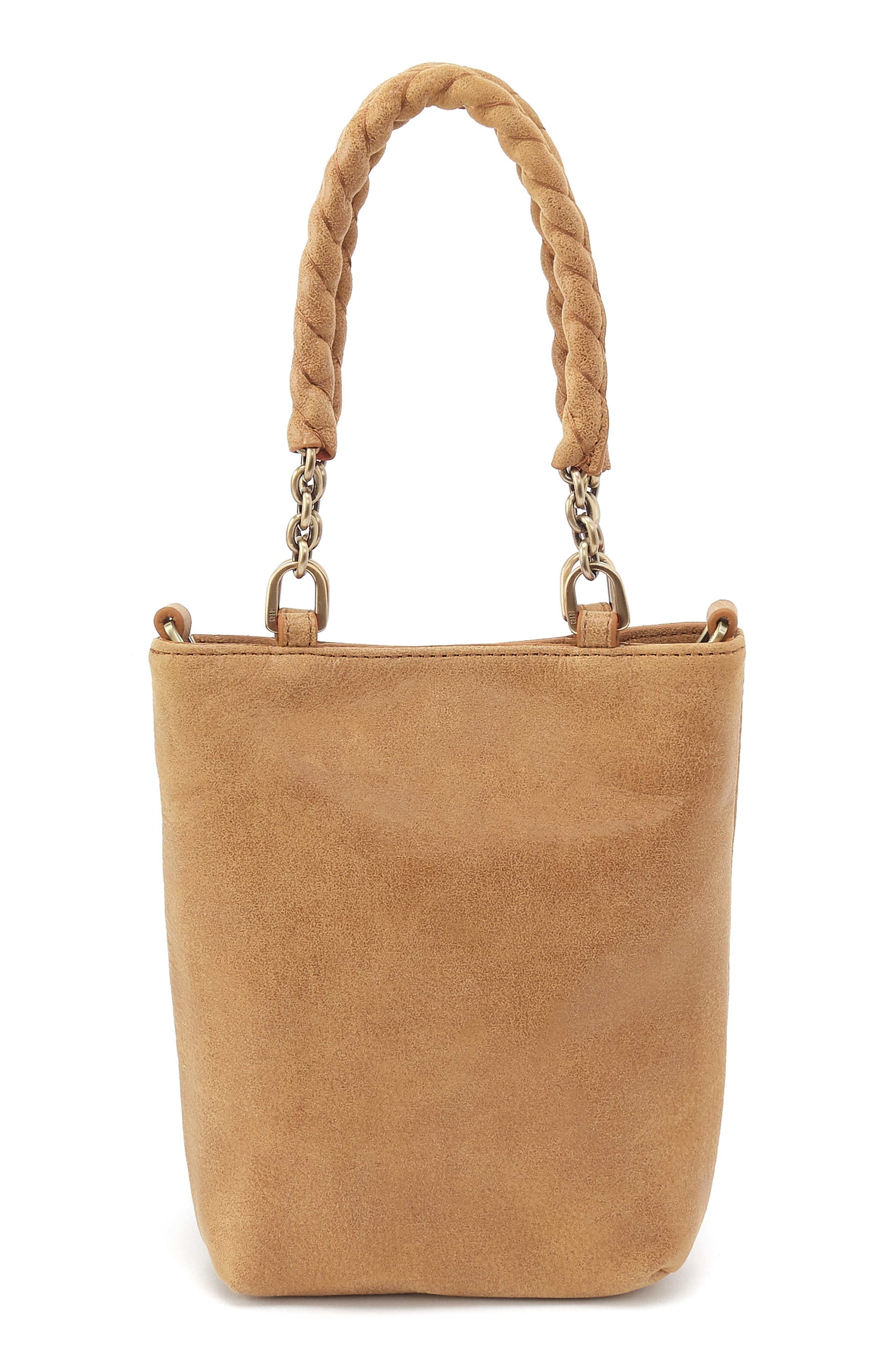 HOBO Mini Tennessee Leather Bucket Bag, Alternate, color, Whiskey
