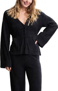Barefoot Dreams® CozyChic® Ultra Lite® Flare Sleeve Button-Up Top