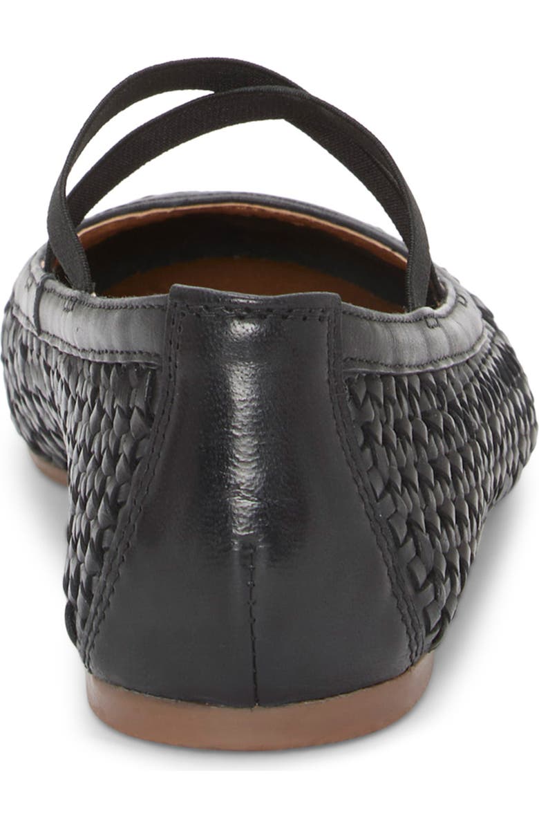 Lucky Brand Myloe Woven Flat, Alternate, color, Black Nubial
