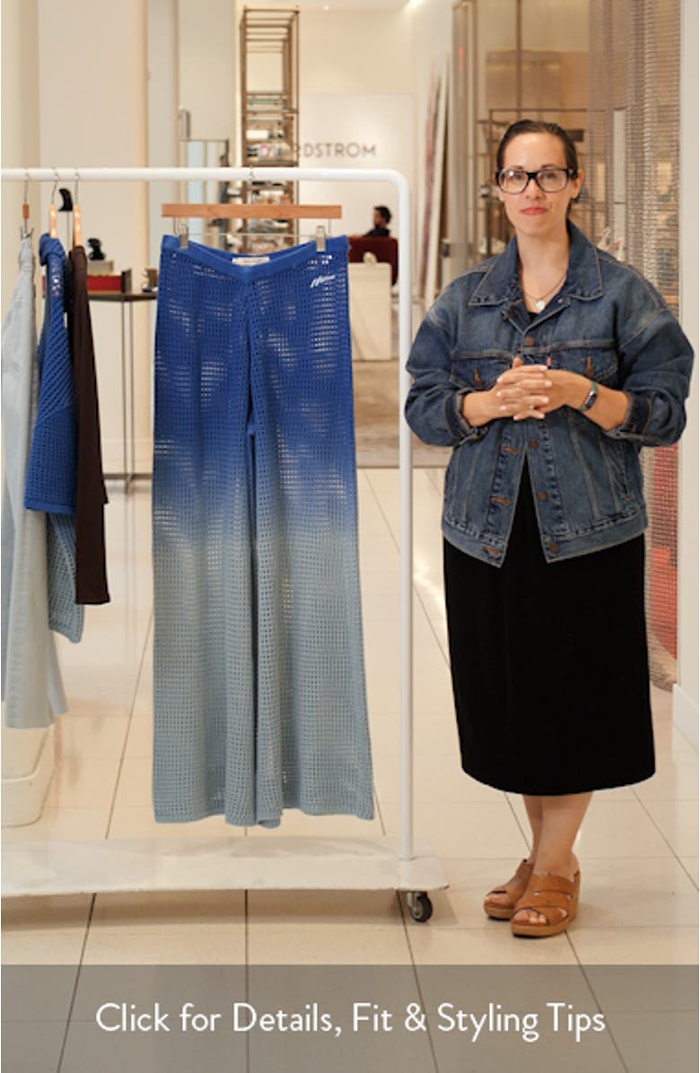 Ombré Open Stitch Pants, sales video thumbnail