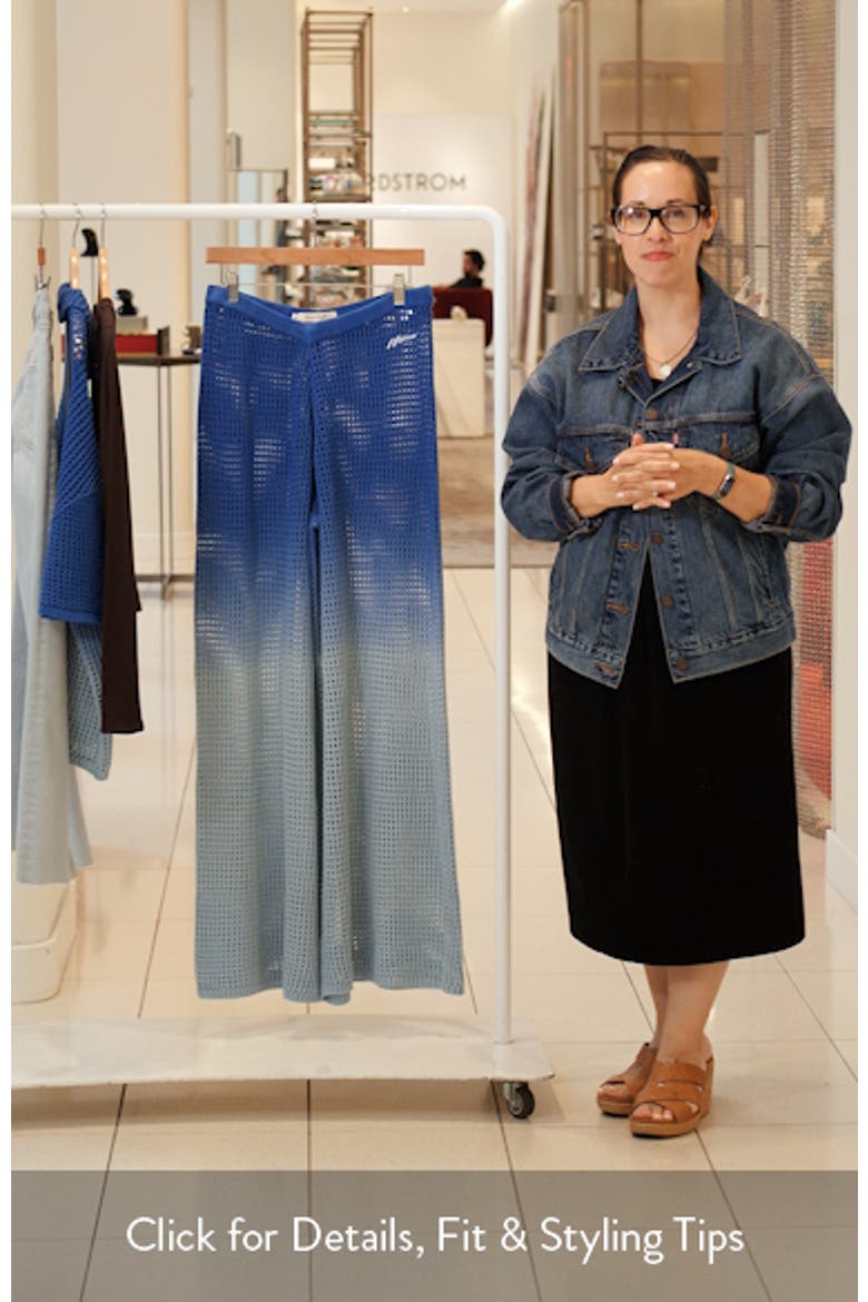Ombré Open Stitch Pants video