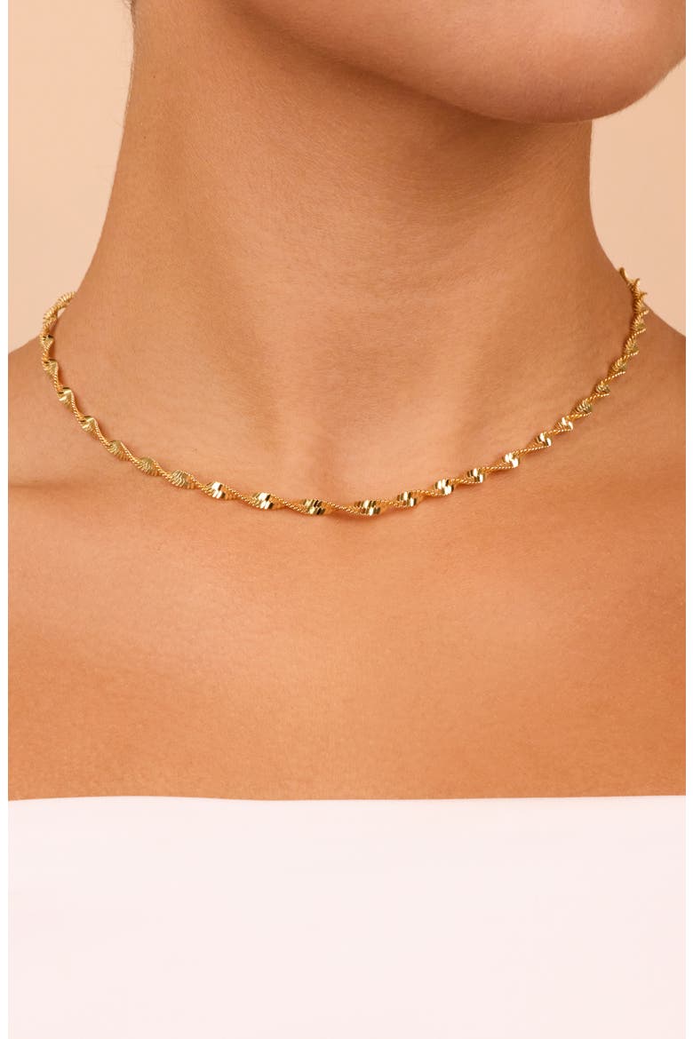 Blakeley Chain Necklace, Alternate, color, GOLD