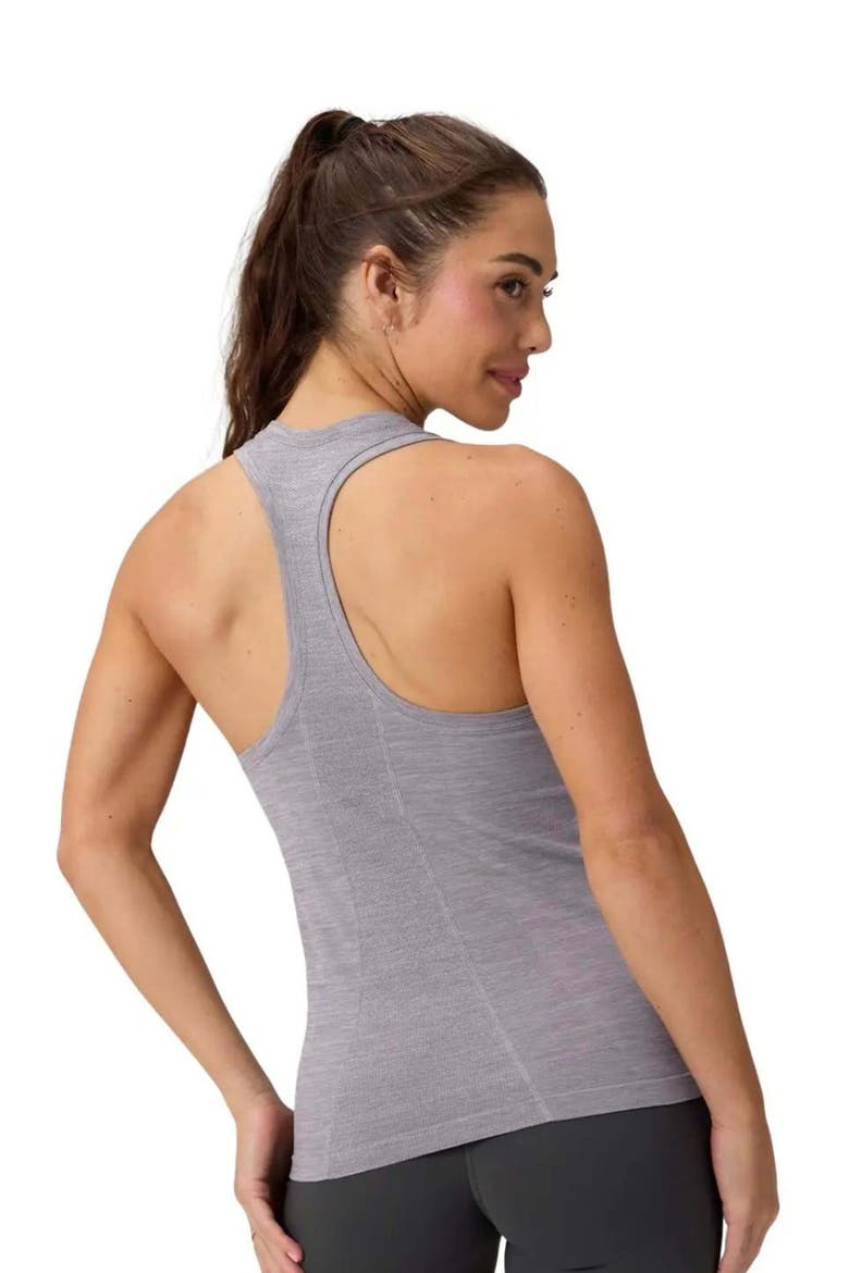 Feather Tech+ Racerback Tank, Alternate, color, Classic Grey Heather