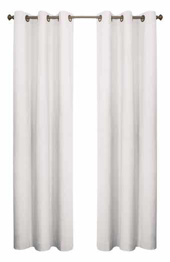 Set of 2 Cotton Curtain Panels