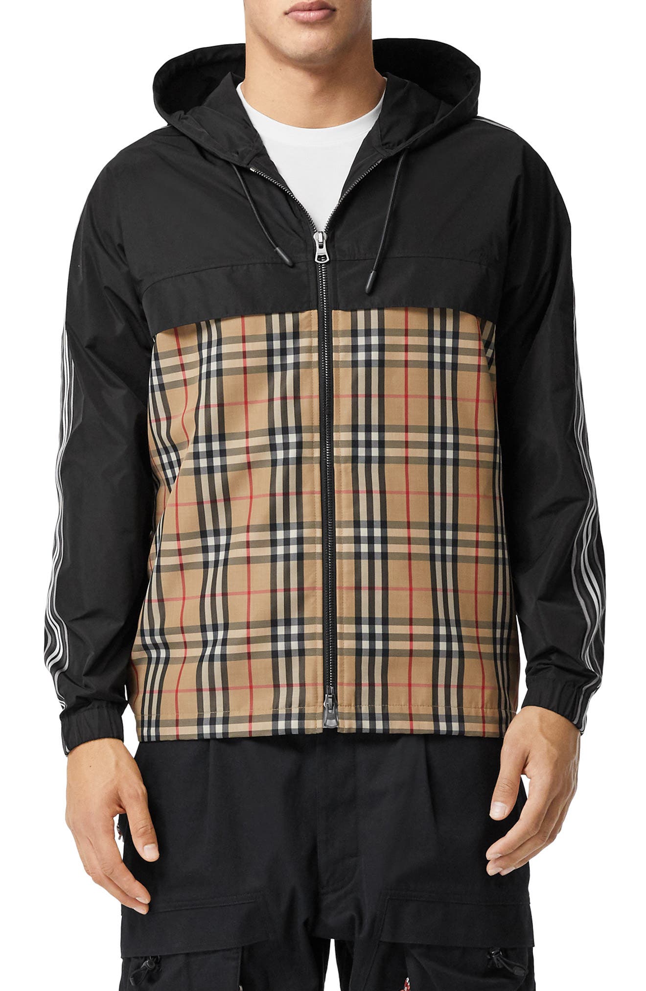 Compton Check Hooded Jacket (Men) | Nordstrom