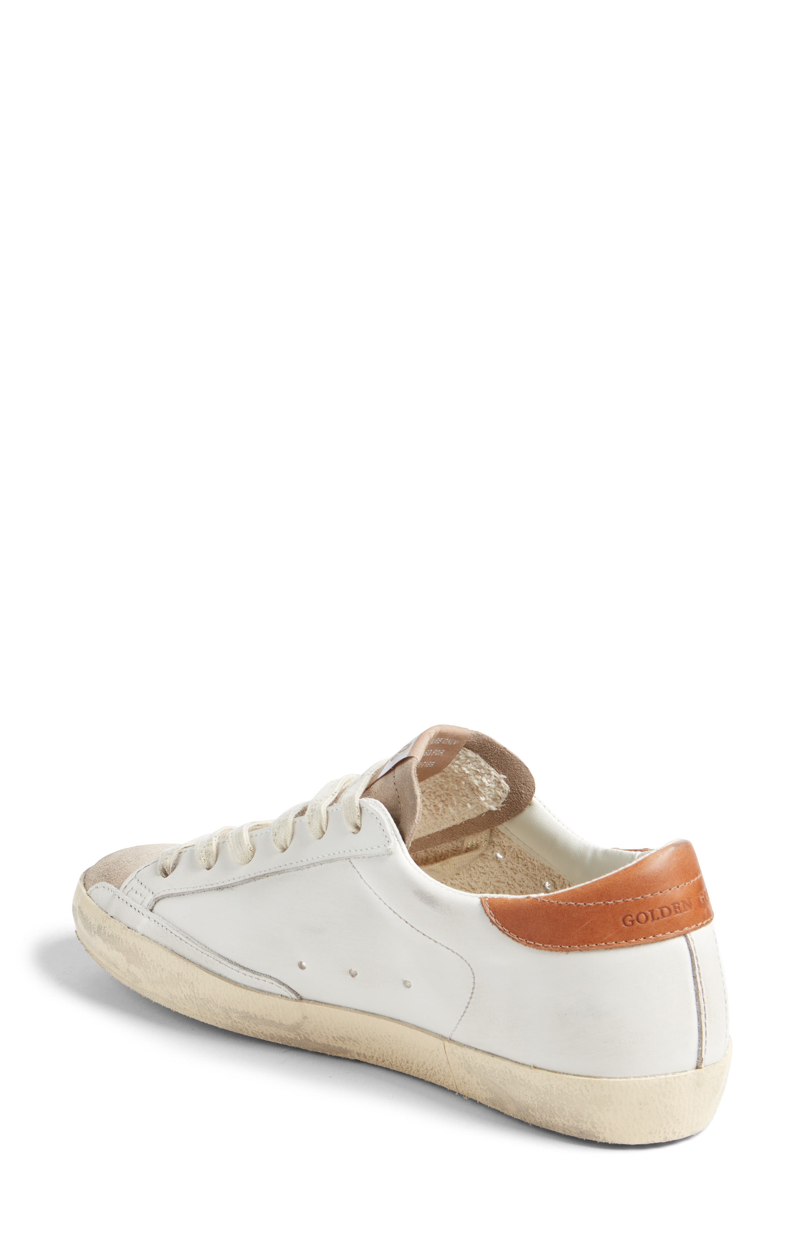 Golden Goose Super Star Sneaker, Alternate, color, White/ Beige/ Cinder/ Brown