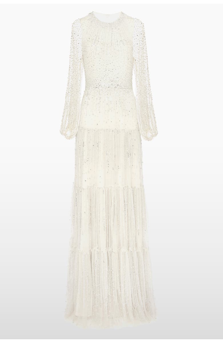 Jenny Packham Tramar Dress, Main, color, Ivory