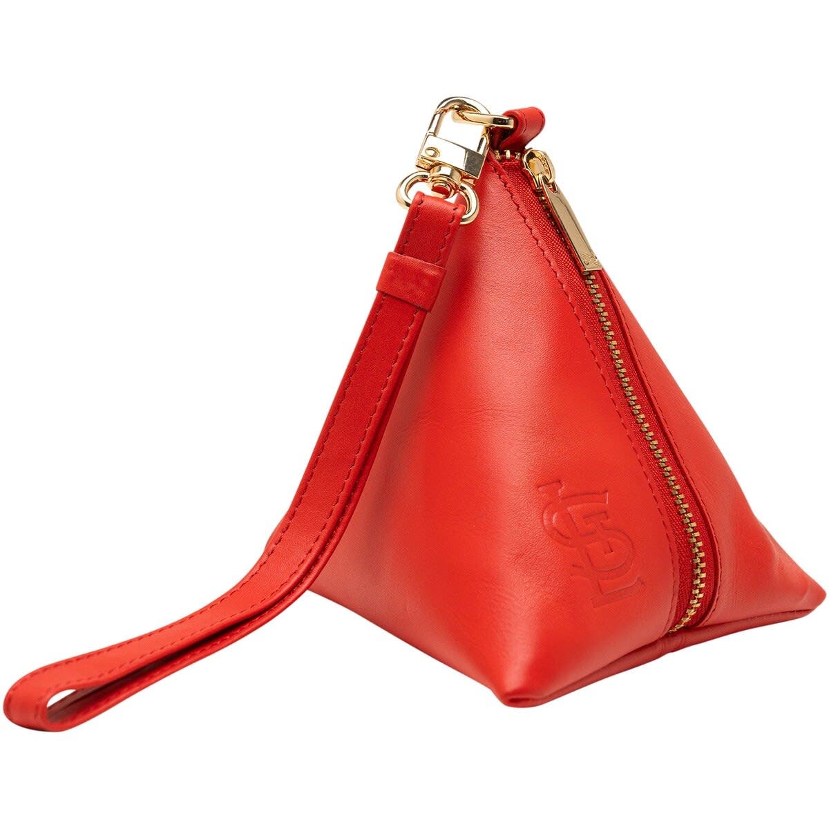 St. Louis Cardinals Rhea Dumpling Wristlet, Main, color, Red