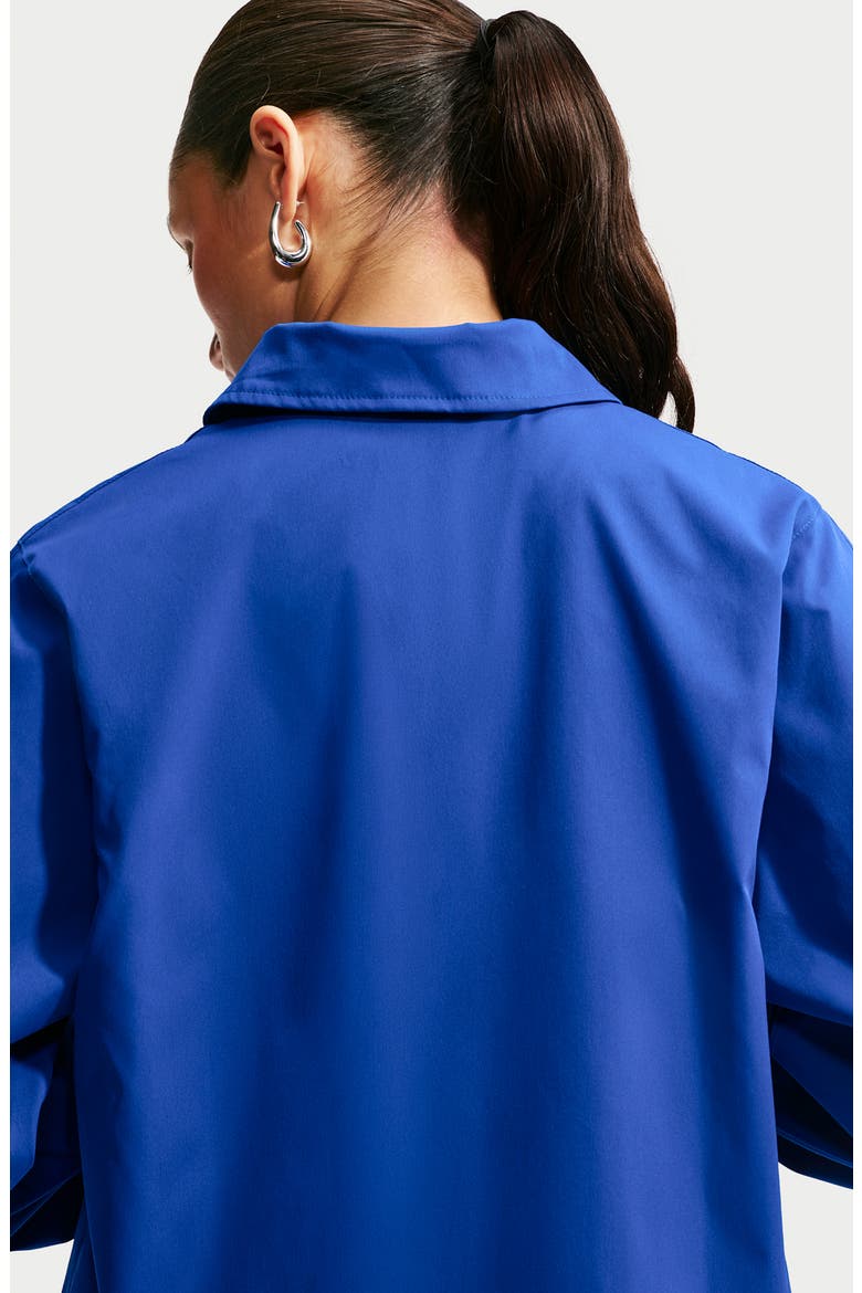 Woven Coach Jacket, Alternate, color, OLD ROYAL/ SAIL