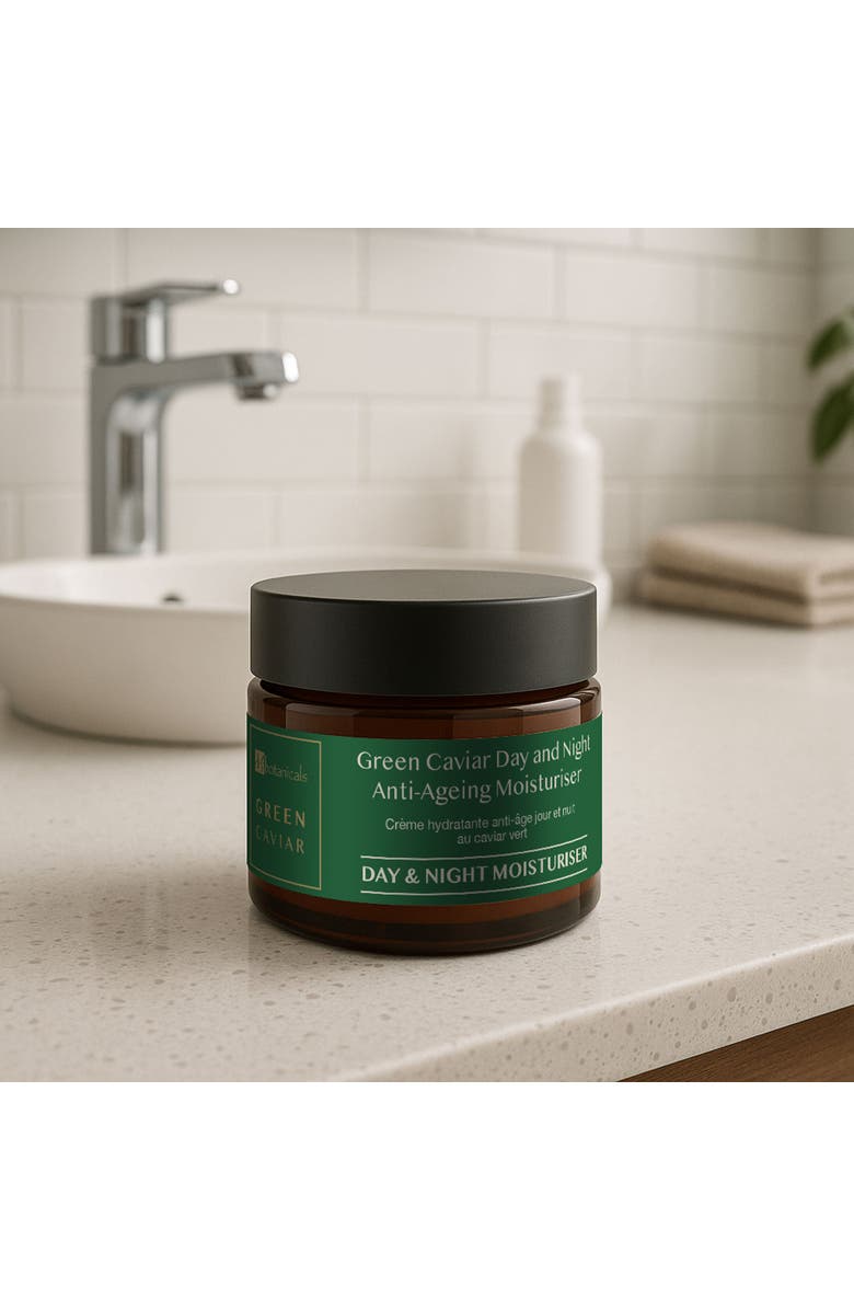 DR BOTANICALS Green Caviar Day & Night Collagen Anti-Ageing Moisturiser 50ml, Alternate, color, White