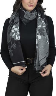 SAACHI Floral Reversible Scarf