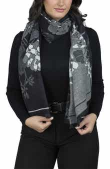 SAACHI Floral Reversible Scarf