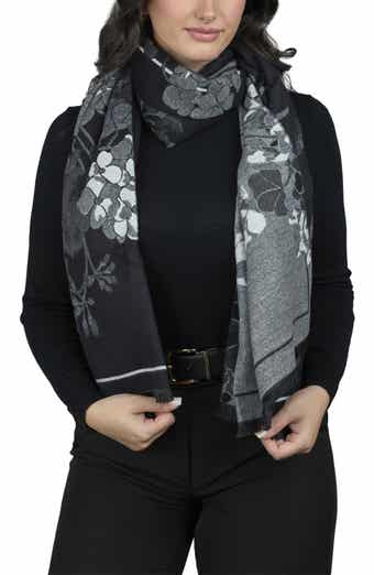 SAACHI Floral Reversible Scarf