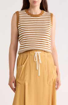 Stripe Sweater Tank