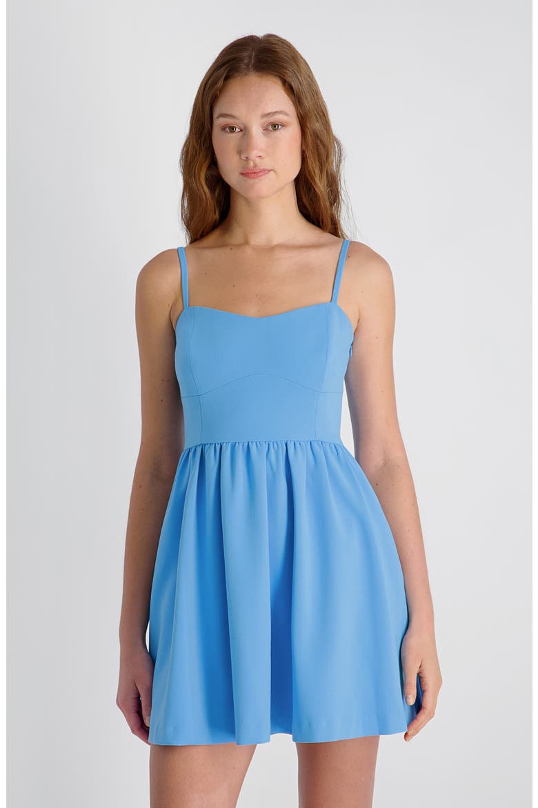 Whisper Sleeveless Minidress, Alternate, color, POOLSIDE BLUE