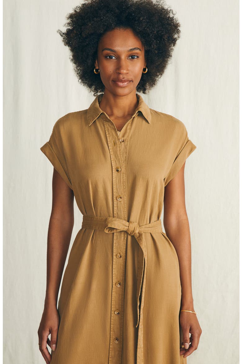 Arlie Short Sleeve Shirtdress, Alternate, color, ANTIQUE BRONZE
