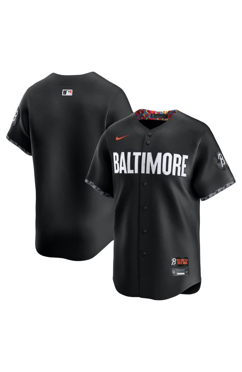 Nike Men's Nike Black Baltimore Orioles City Connect Limited Jersey, Alternate, color, Black
