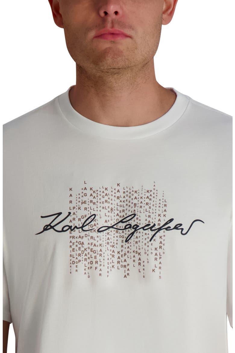 Printed Signature Graphic T-Shirt, Alternate, color, WHITE