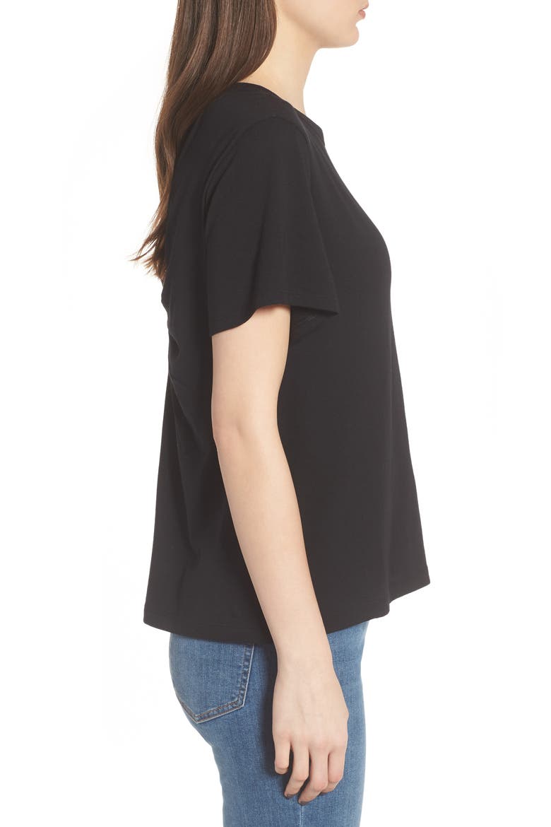 Twist Back Tee, Alternate, color, BLACK