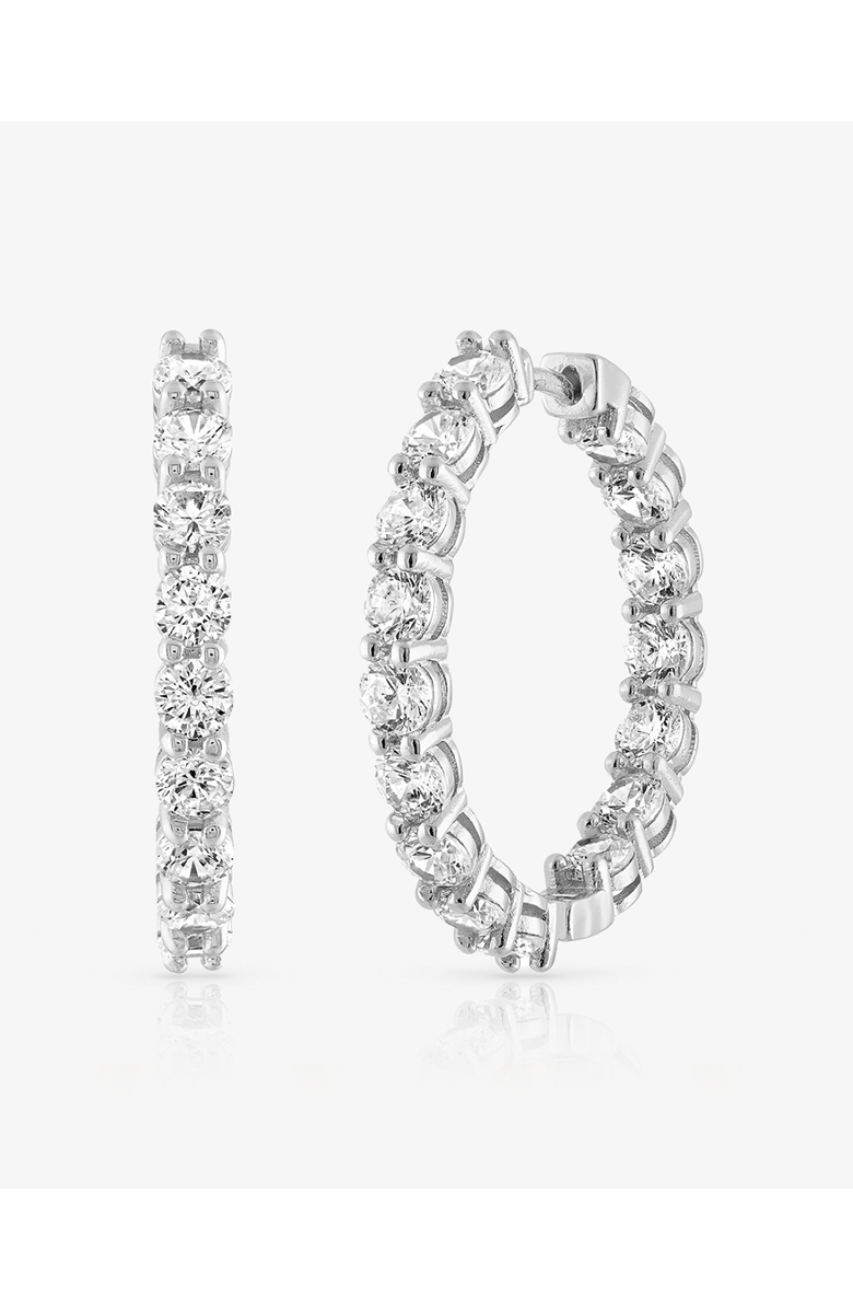 BEN ONI Inside Out CZ Hoop Earrings, Main, color, 