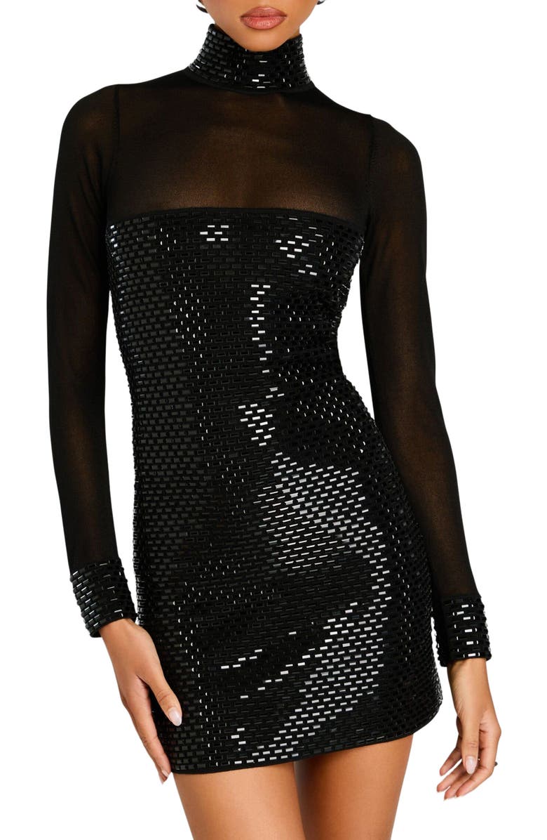 Retrofête Willow Embellished Dress, Alternate, color, 